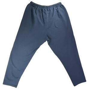 Jerzees Sweat Pants Joggers Blue 50% Cotton 50% Polyester